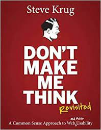 Book Review of Don't Make Me Think by Steve Krug